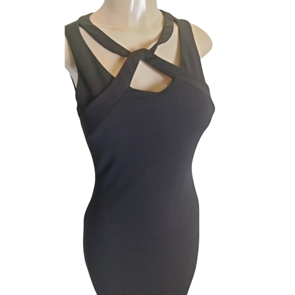 CHRISTIAN Siriano bodycon cocktail maxi dress size S/p - Picture 3 of 12